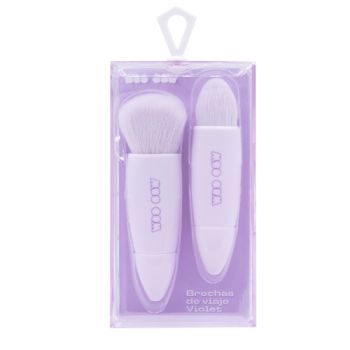 Set de 2 Mini Pinceaux de Voyage