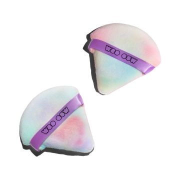 Set de 2 Houppettes Maquillage Tie Dye
