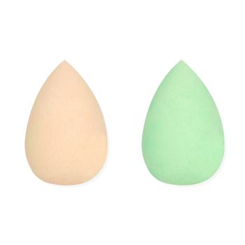 Set d'éponges de maquillage teintes pastel