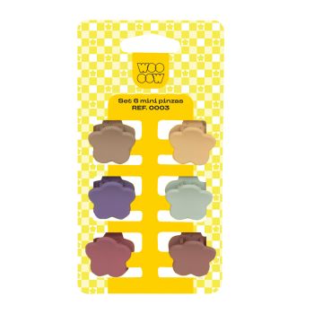 Set de 6 Mini Pinces Fleur