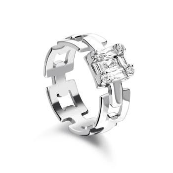 Bague Alaska Argent Sterling/Revêtement en Or 18K