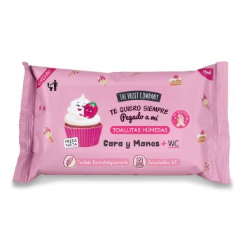 Lingettes humides Fraise Chantilly