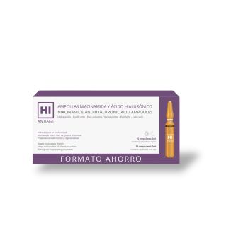 Ampoules de niacinamide et d'acide hyaluronique