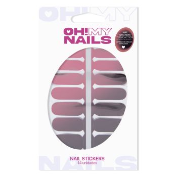 Oh My Nails Termoaction Rose à Noir