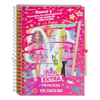 Carnet Barbie Magic Pink Scratch Book