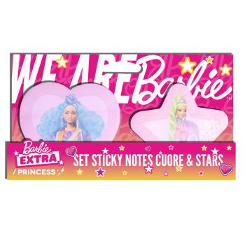 Set de Notes Adhesives Barbie Cuore & Stars