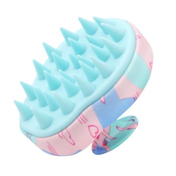 Brosse massante et émulsionnante pour shampoing