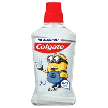 Bain de bouche anticaries Minions pour enfants 6-12 ans