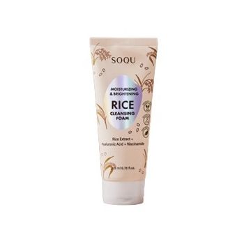 Moisturizing & Brightenning Rice Mousse Nettoyante