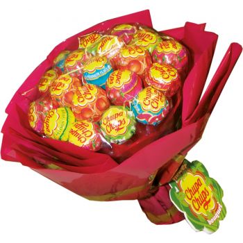 Bouquet de fleurs Chupa Chups