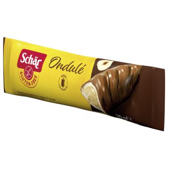 Ondulé Gaufrette à la crème de noisettes et chocolat sans gluten