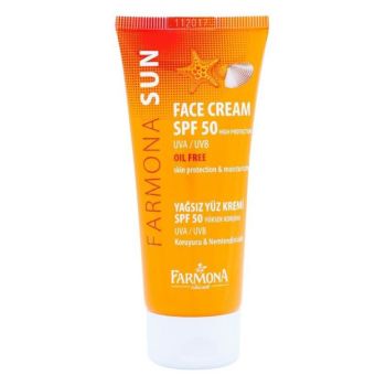Crème Solaire Visage sans Huile SPF 50