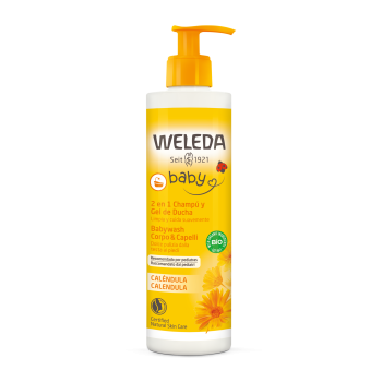Shampoo e gel doccia alla caléndula
