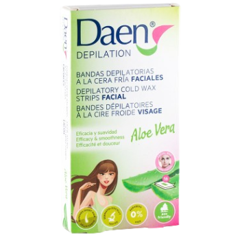 Bandes Épilatoires Faciales Aloe Vera