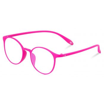 Occhiali Rotondi Flessibile Rosa