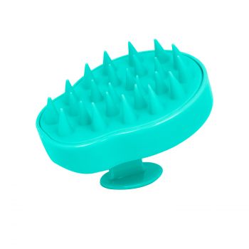 Hu Spazzola Massaggiante Perni in Silicone Blu