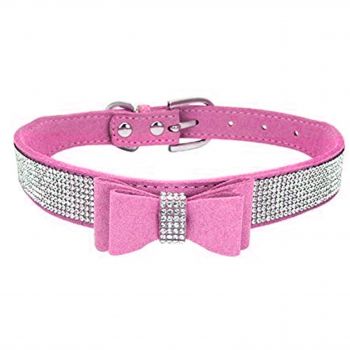 Collana Strass Lazo Rosa