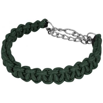 HU Collana con catena verde intrecciata per insegnamento