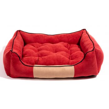 Lit pour animal de compagnie Soft Bicolore Rouge