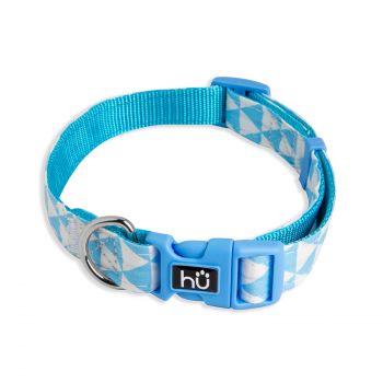 Collier géométrique bleu