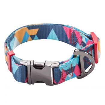 Collier Color Block Bleu