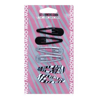 Set 6 Fermagli per capelli
