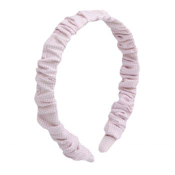  Little Princess Fascia per capelli a quadri increspata 