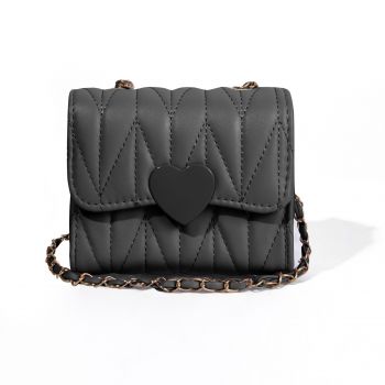 Petit sac matelassé fermeture cœur Little Princess