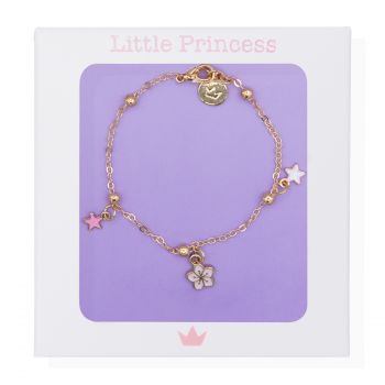 Bracelet perles étoile et fleur Little Princess