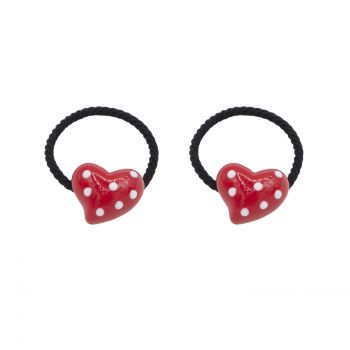 Set de 2 élastiques à pois WOOOOW