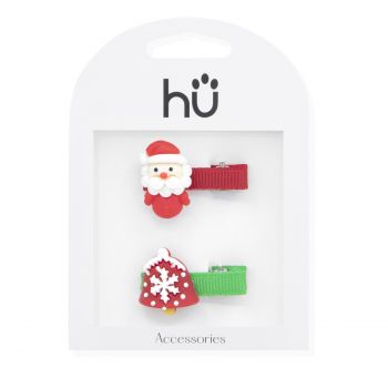 Lot de 2 pinces de Noël pour animaux