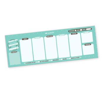 Planificateur Hebdomadaire Paysage