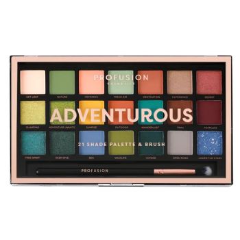 Palette de fards à paupières Adventurous 21 teintes