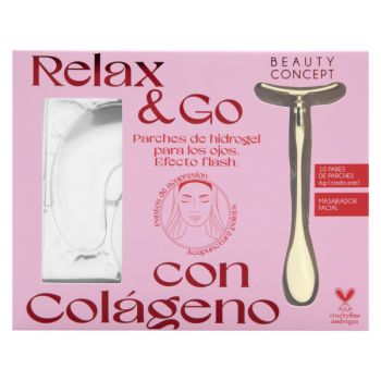 Beauty Concept Patchs Hydrogel au Collagène pour les Yeux et Masseur pour le Visage