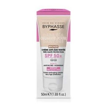 Crème Visage Anti-Âge Teintée SPF 50+