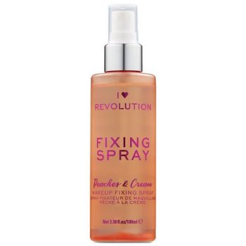 Spray fixateur pêche et crème