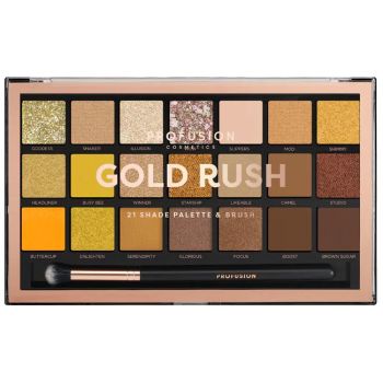 Palette Gold Rush 21 fards + pinceau