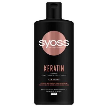 Shampoing Kératine Cheveux Frisés et Secs