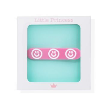 Little Princess Clip Smiley Nero