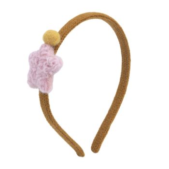 Little Princess Diadema Dettaglio Stella e Pompone