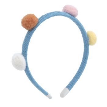 Little Princess Diadema Pompones Blu