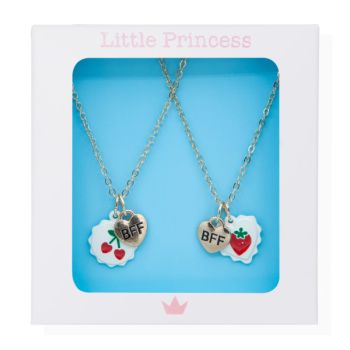 Little Princess Collier Double Butterfly Doré