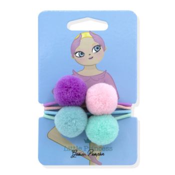 Little Princess Set Gomma Rainbow con Pompon
