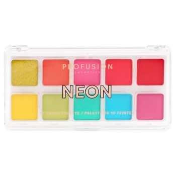 Palette de fards à paupières Néon 10 teintes