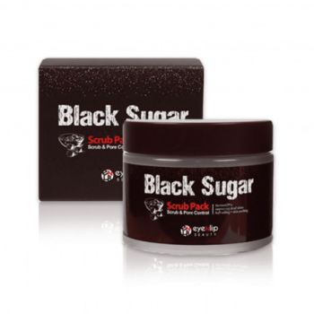 Gommage visage au sucre noir