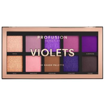Palette de fards à paupières Violets 10 teintes