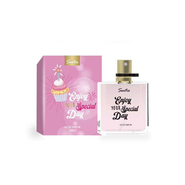JOUR DE FÊTE Eau de Toilette Sentio Happy Celebration Enjoy Your Special Day pour Femme ✓ Eau
