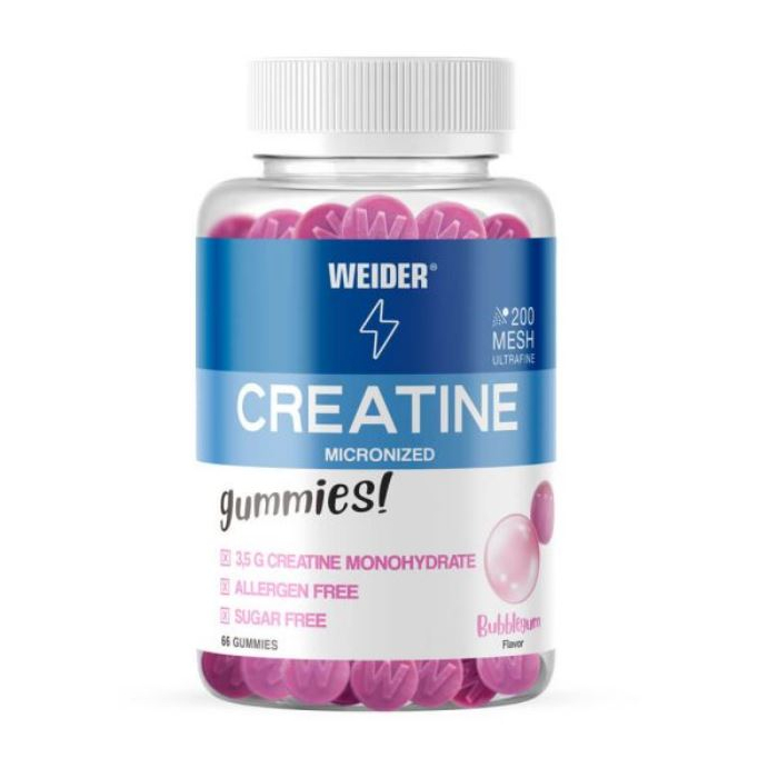 Micronized Creatine 200 Mesh Gummies Bubblegum