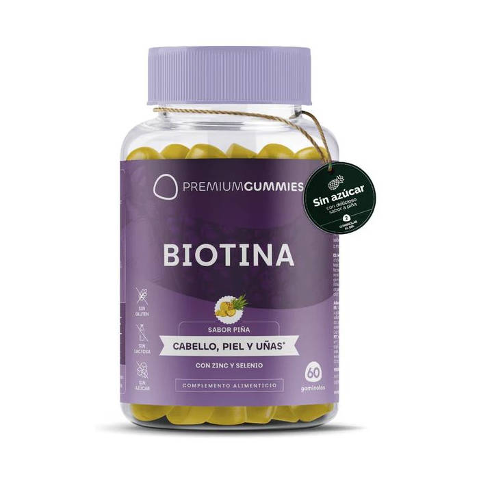 Gummies Biotina Con Zinc Y Selenio