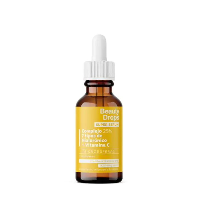 Beauty Drops Super Sérum Intensif Anti-rides et Éclat Acide Hyaluronique +  Vitamine C